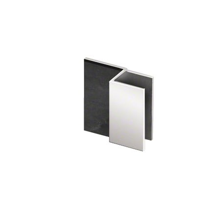 Cr Laurence Polished Chrome Square Door Stop for 1/2-in Glass DS12SQ1CH